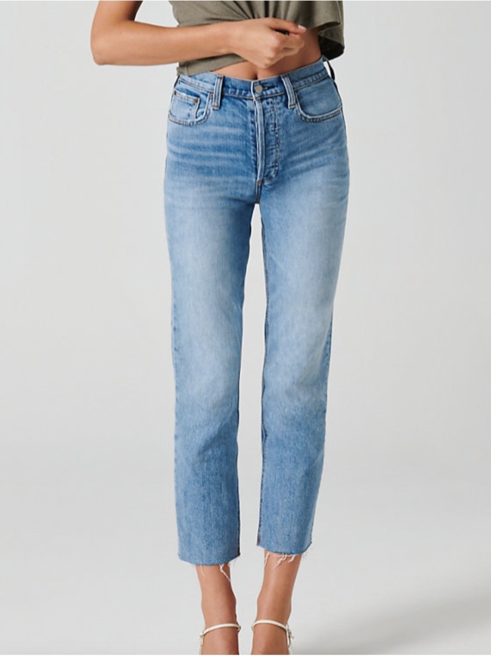 Aritzia Denim Forum Alro High-Rise Straight Leg Jean